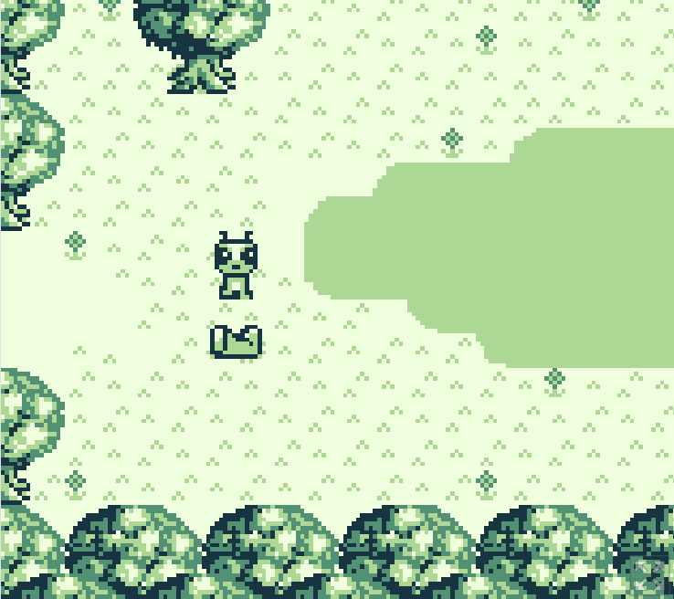 像素风GBA模拟游戏我坠落在地球上游戏画面