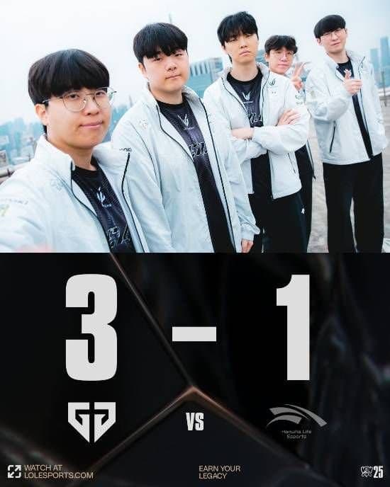 《英雄联盟》S15淘汰赛1/4决赛第一日GEN 3:1战胜HLE!超威挺进四强