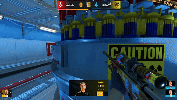 Astralis vs Legacy Nuke地图上半场比赛回顾