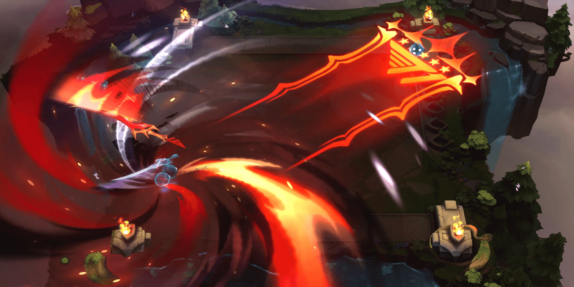 T1小小永恩封尘绝念斩进攻特效展示图