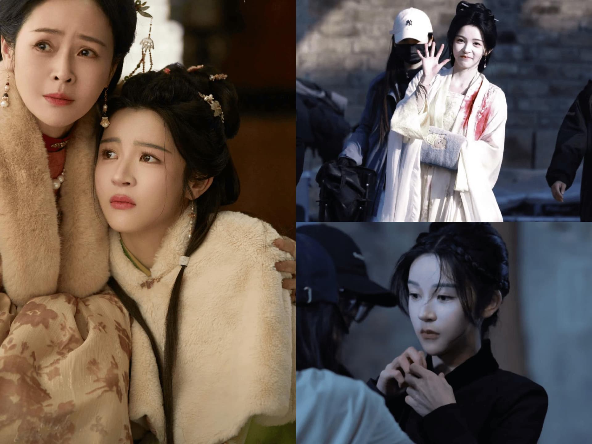 饶嘉迪不同角色造型对比图