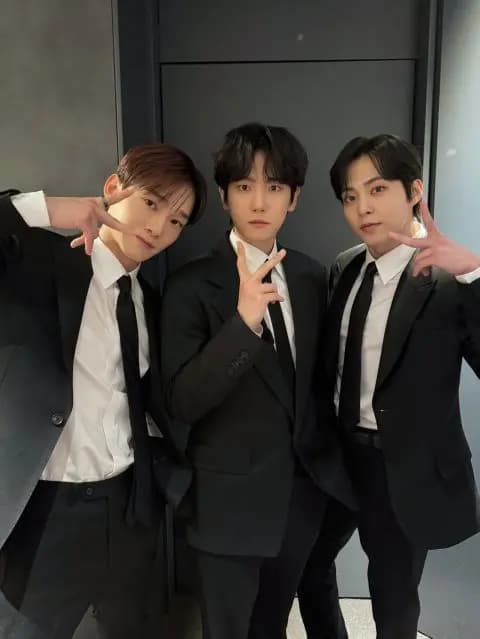 EXO成员合约相关新闻图(来源:X@INB100_official)