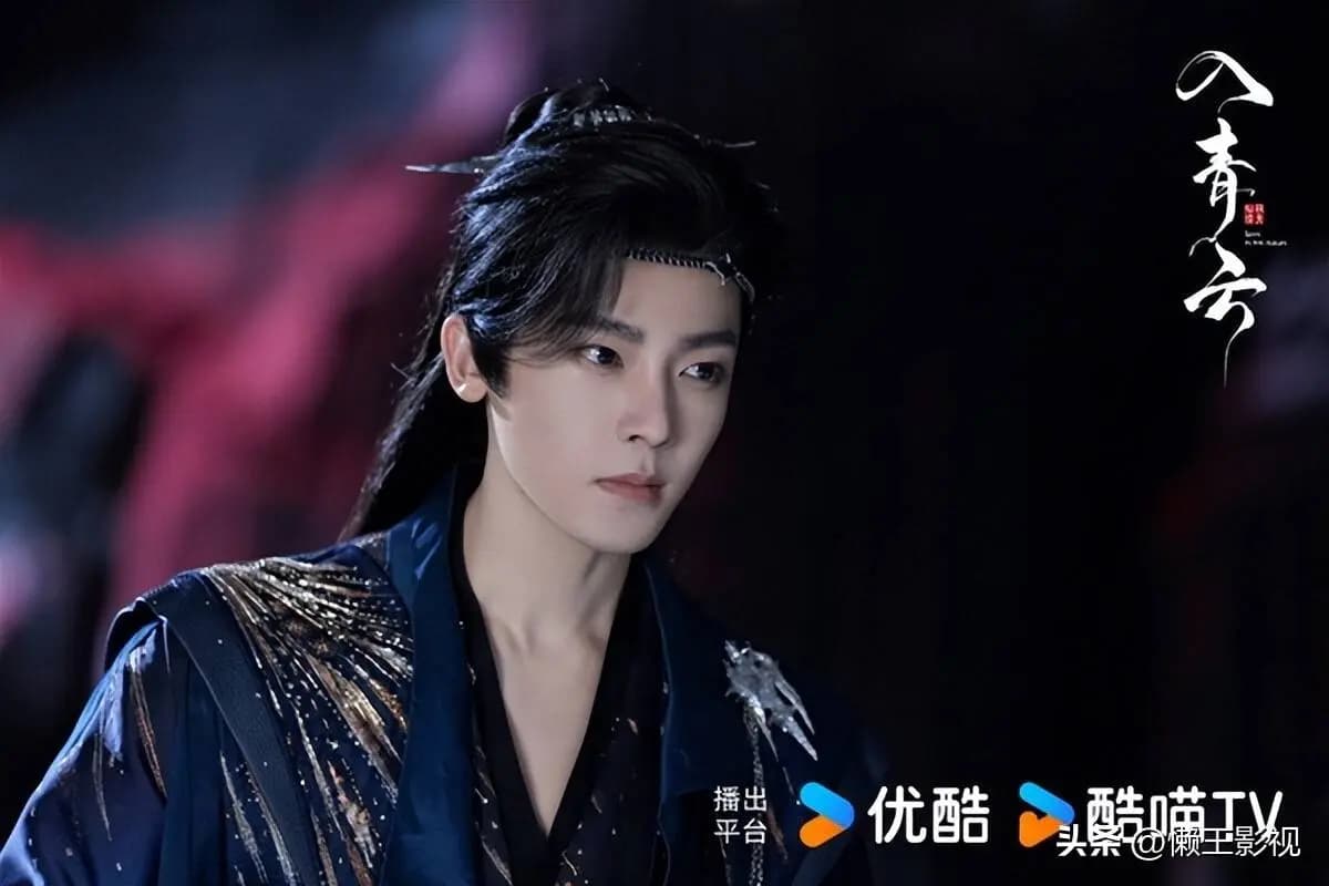 罗云熙在水龙吟中饰演唐丽辞的华丽古装剧照