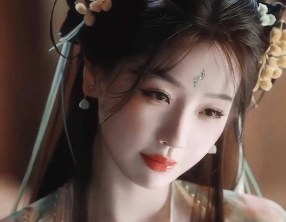 牡丹与雏菊衬托虞书欣的高贵与纯真