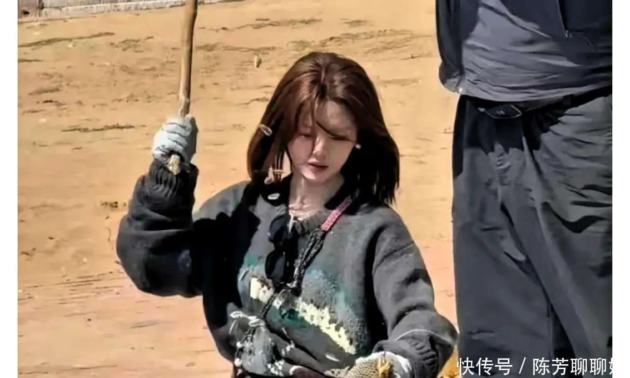 向日葵田间“瓜子西施”,杨超越用农活技能,撕开流量偶像标签