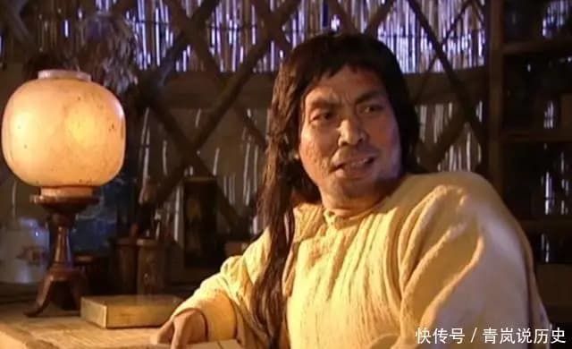 萧朝贵囊中羞涩尴尬转身离去的背影插画