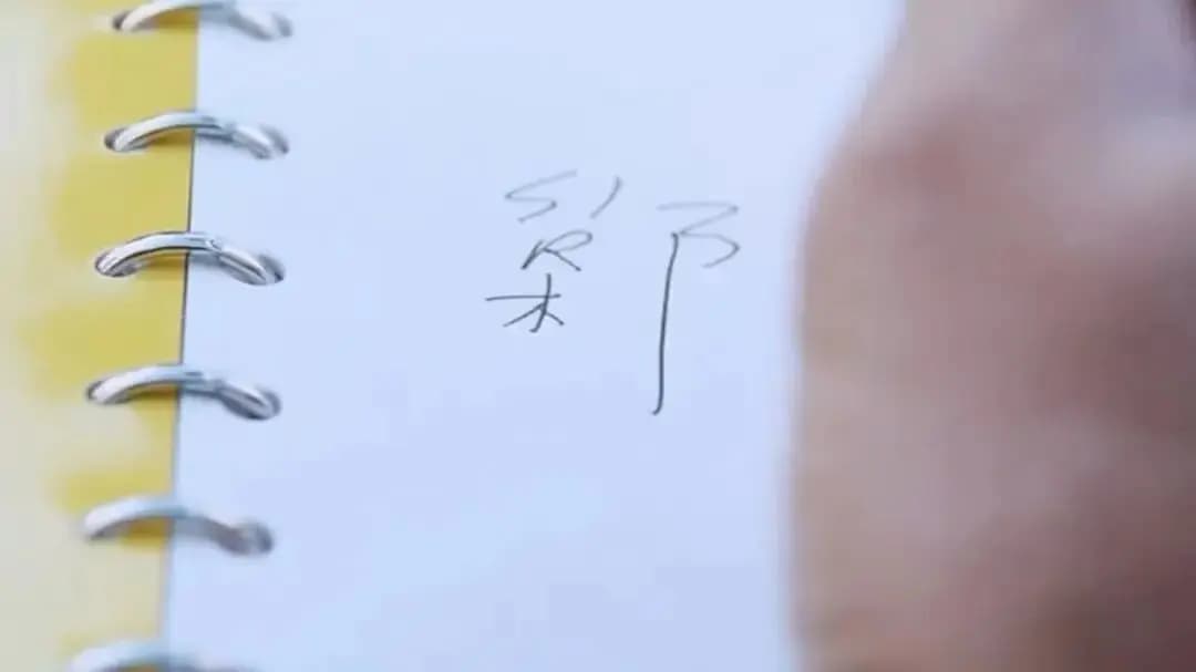 许绍雄写下的知名Sir字书法