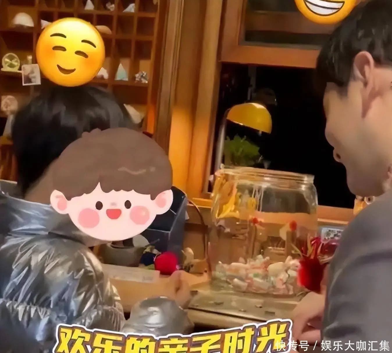 黄晓明公开儿子小海绵送花的视频展示父子亲情