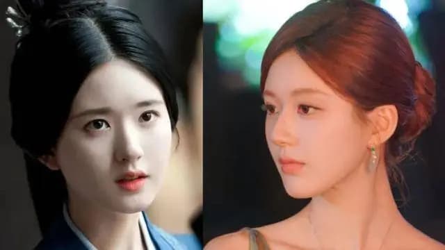 赵露思在电视剧《许我耀眼》中饰演的许妍剧照,展现成熟冷艳的一面