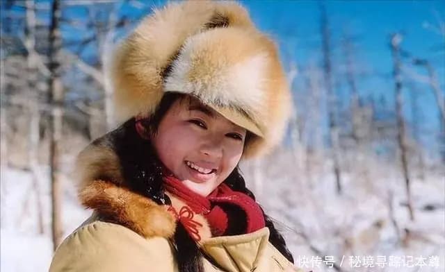 童瑶出演首部作品《林海雪原》时的剧照