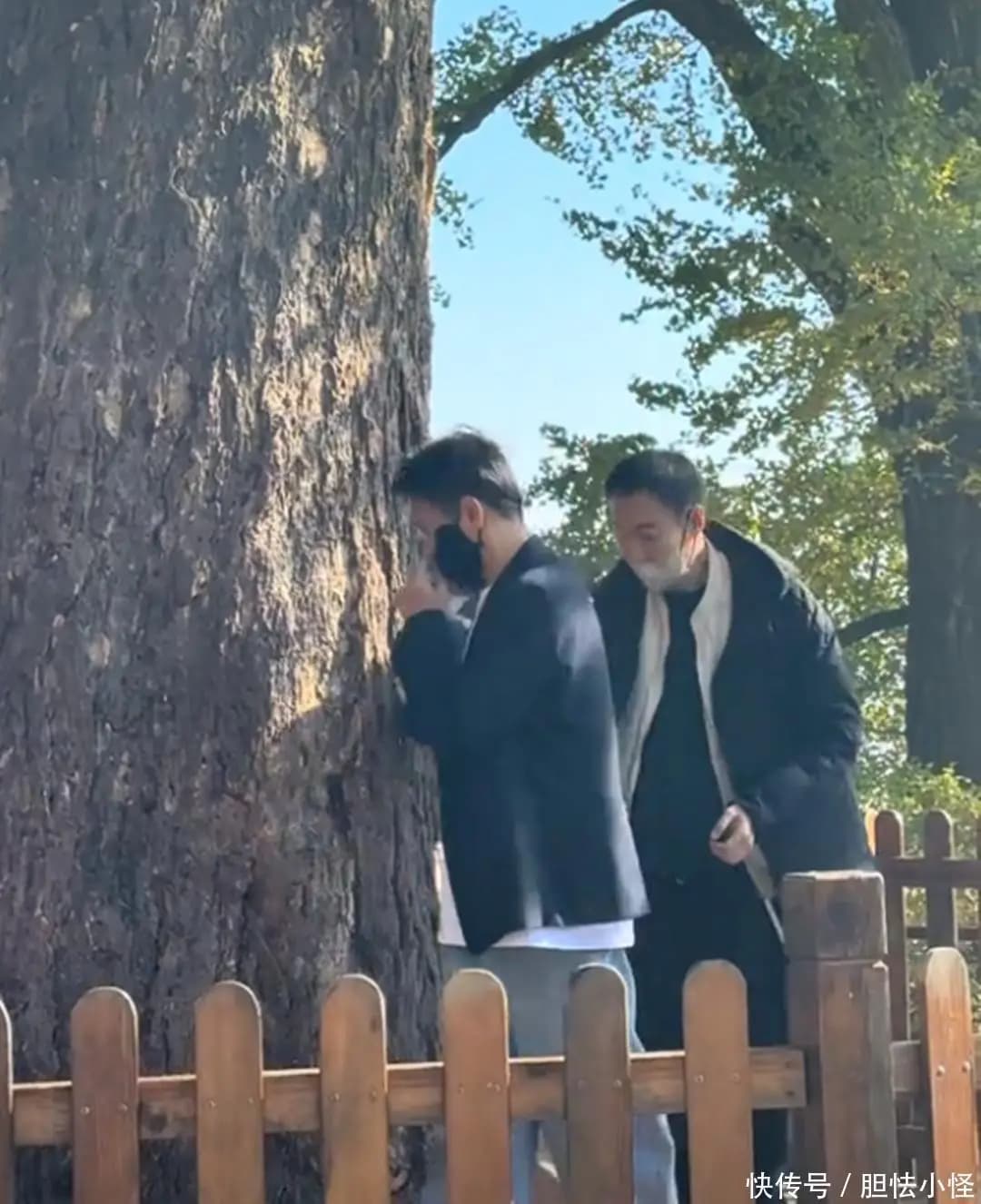 李乃文给辛柏青夹菜画面