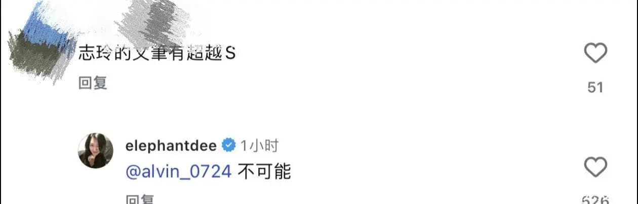 网友称林志玲文笔超越小S,小S回复不可能