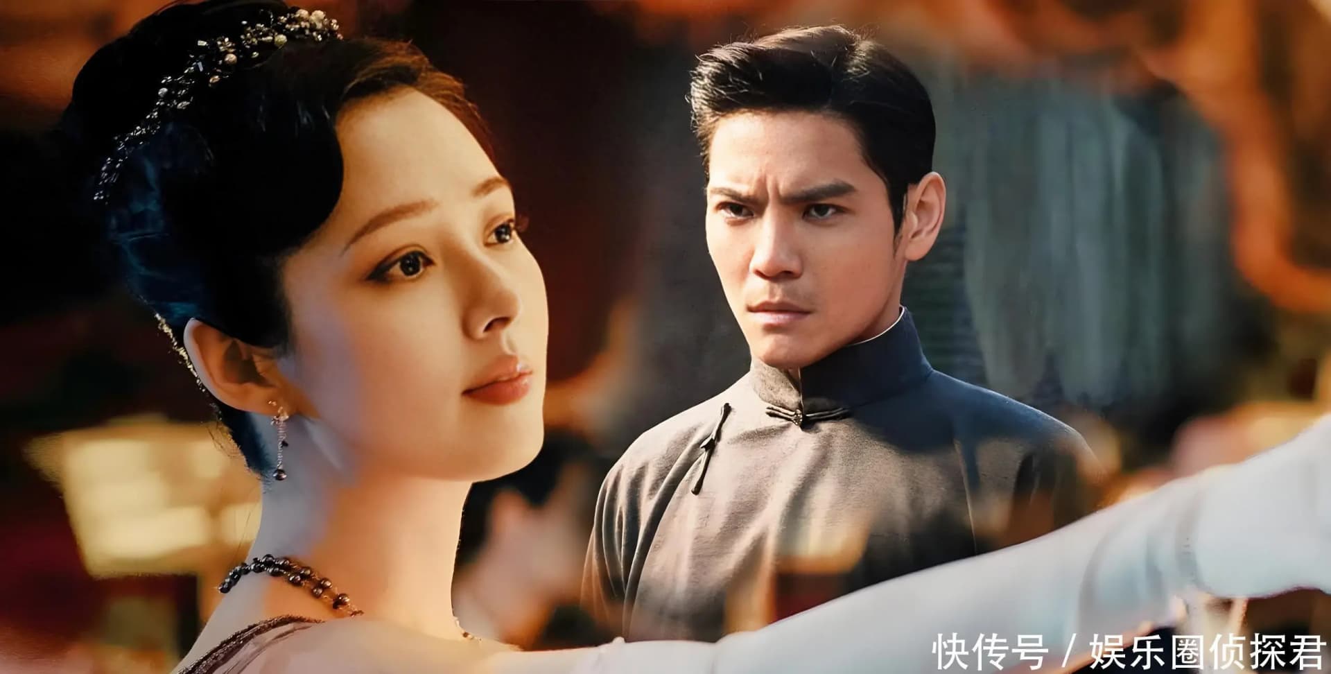 郭碧婷与父亲及婆婆向太的对比拼图,展现豪门媳妇的双重角色