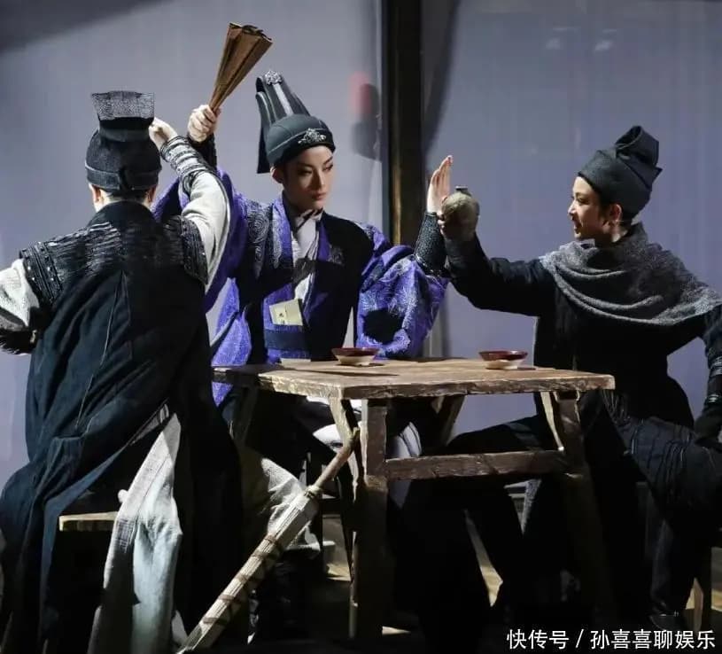 赵志刚年轻时汉文皇后化妆造型与小V脸效果