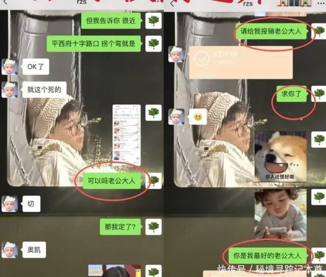 荣梓杉给女友报销房费仅转账372元