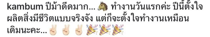 Gam Boom在社交媒体分享新年愿望,表示要认真造人