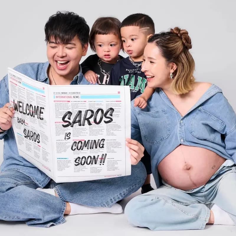 May Primaya与丈夫Sax Sitthan一家迎接新生命