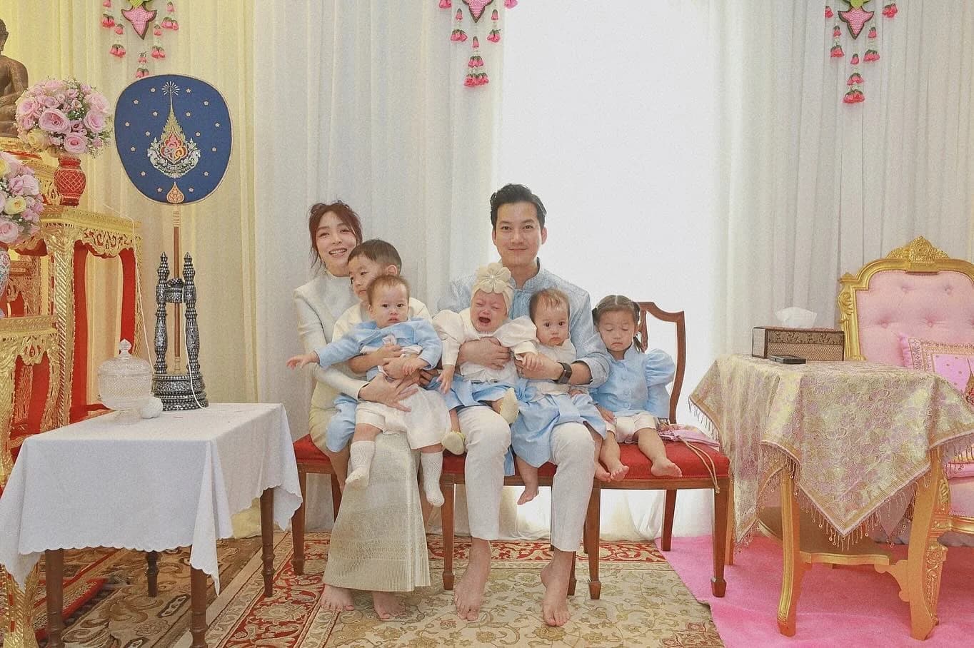 Shane Tana的三胞胎子女可爱写真