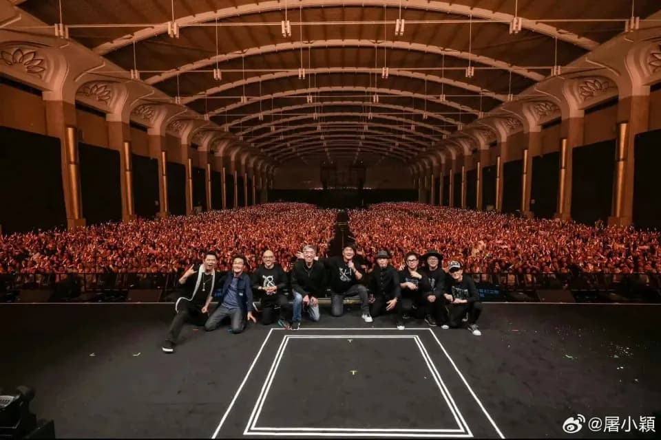 著名音乐人屠颖生前工作照