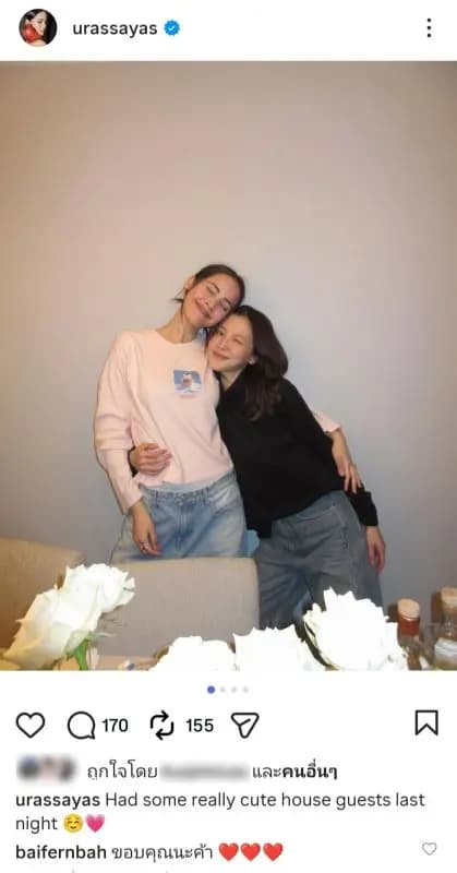 Baifern和Yaya两位泰星女神的梦幻联动